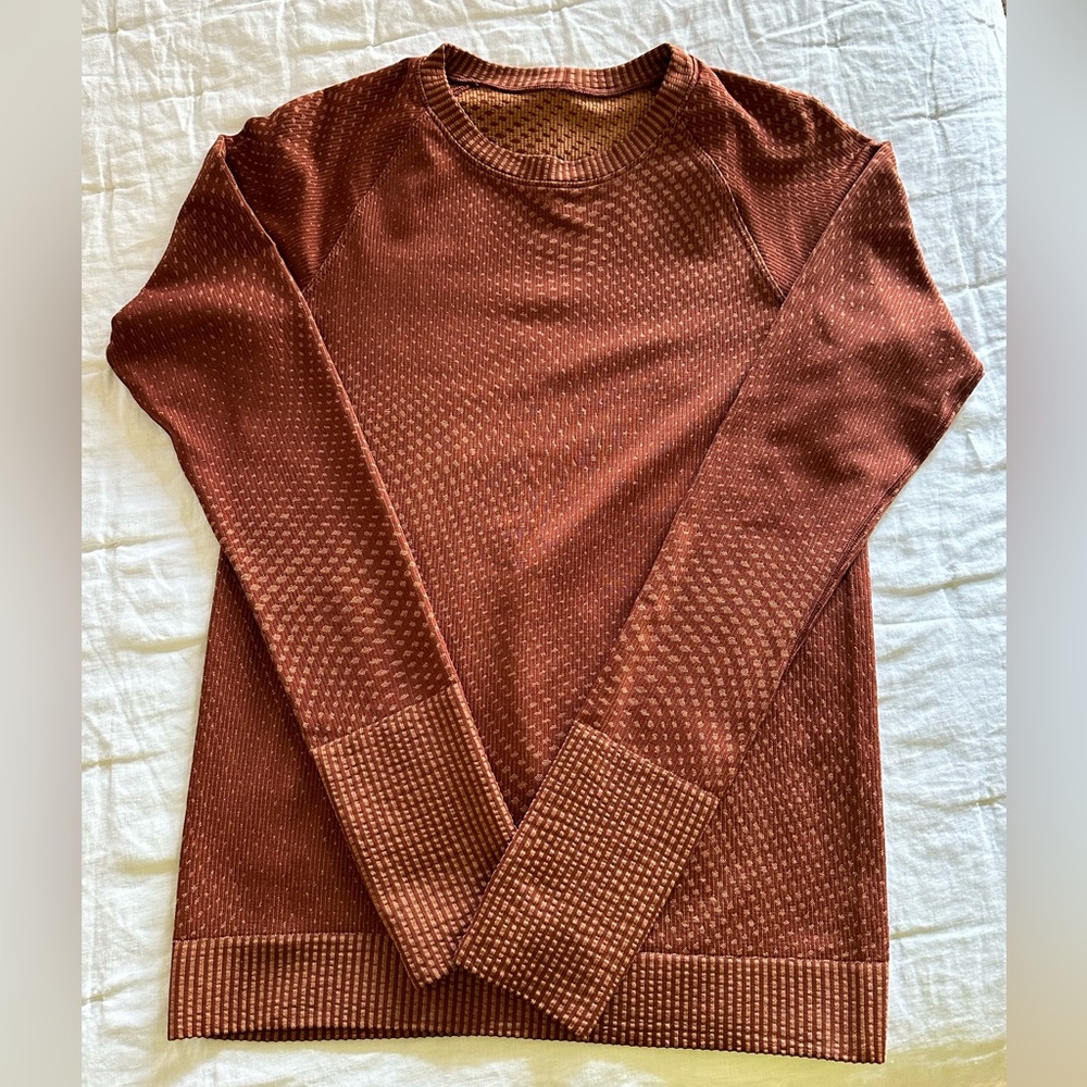 Lululemon Bronze Long Sleeve Shirt